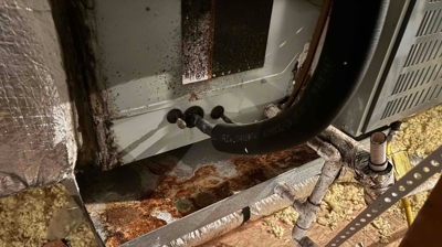 Rusty Drain Pan Photo