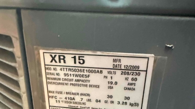 Product name plate Photo