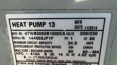 Trane Heat Pump Photo