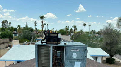 Rooftop Package Unit Diagnostics Photo