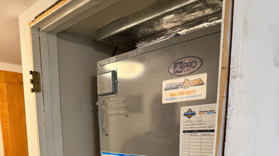 Indoor Air Handler Replacement Photo