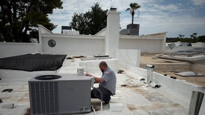 Rooftop Package Unit Repair Photo